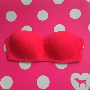 VS Pink *XS* padded lace bandeau